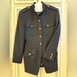 DKNY Black Blazer with Gold Buttons